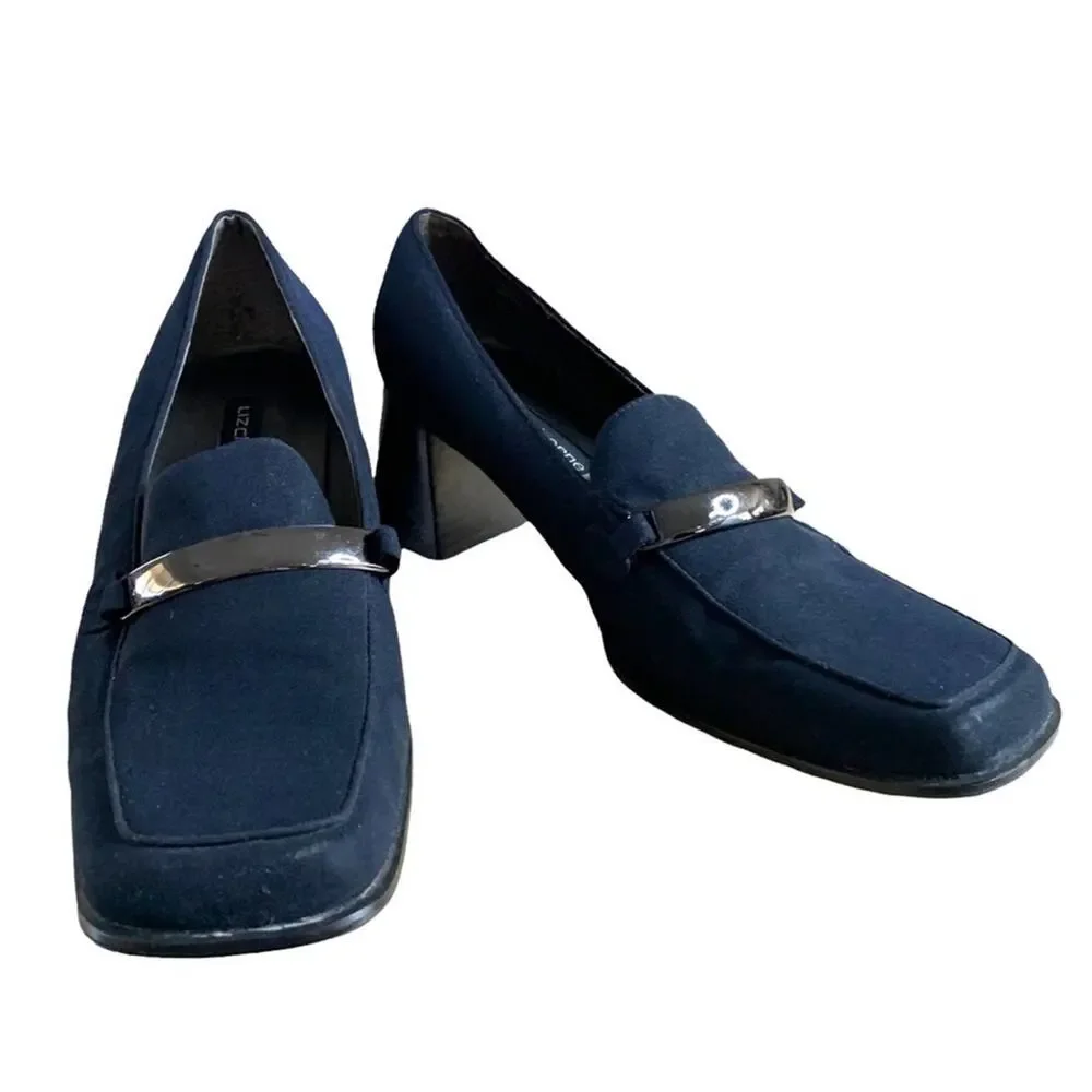 Liz Claiborne shoes ‎ loafer type with heels size 9 style Camille - Picture 7 of 13